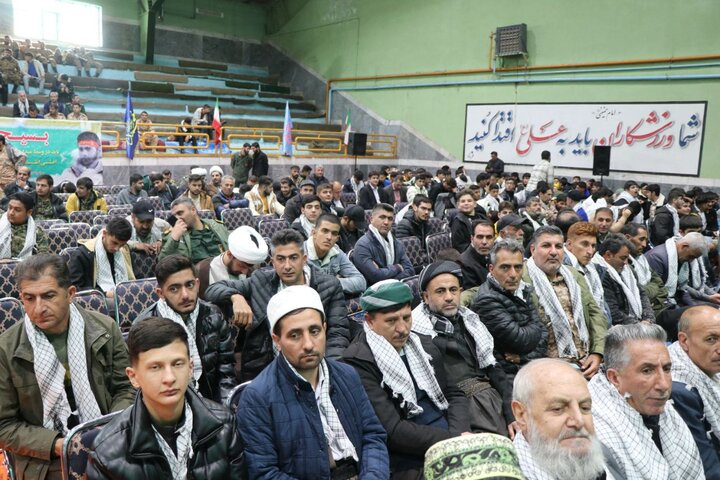 تصاویر/ گردهمایی اقتدار بسیجیان شهرستان ماکو