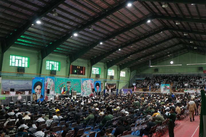 تصاویر/ گردهمایی اقتدار بسیجیان شهرستان ماکو