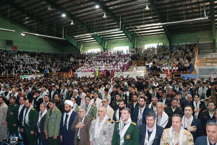 تصاویر/ گردهمایی اقتدار بسیجیان شهرستان ماکو