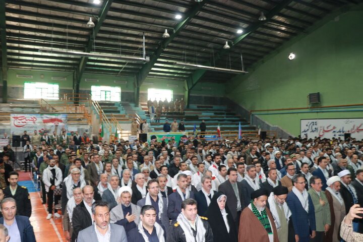 تصاویر/ گردهمایی اقتدار بسیجیان شهرستان ماکو