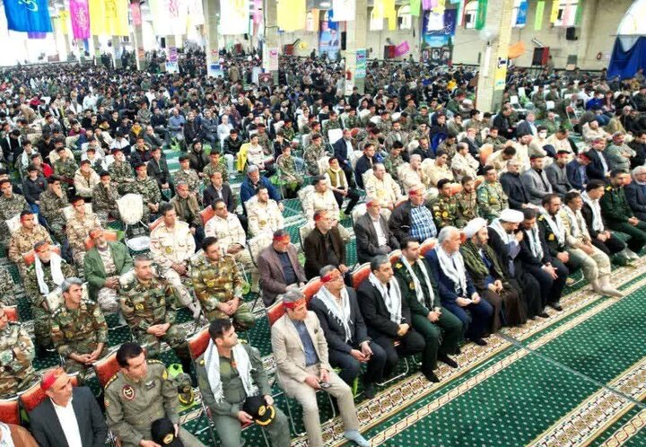 تصاویر/ اجتماع باشکوه بسیجیان خوی