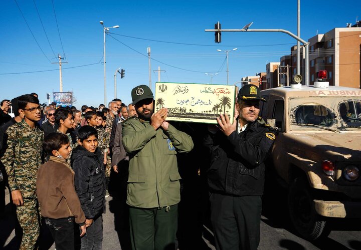 تدفین شهید گمنام در مجتمع حضرت جوادالائمه(علیه السلام) گلبهار