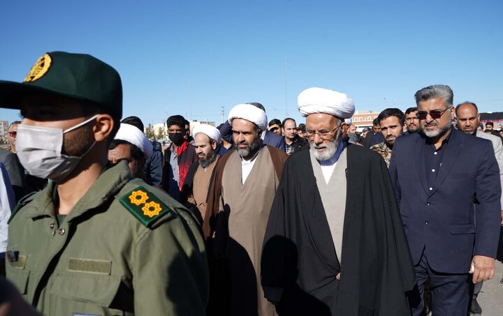 تدفین شهید گمنام در مجتمع حضرت جوادالائمه(علیه السلام) گلبهار