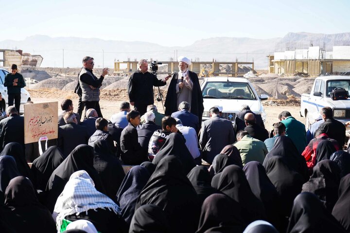 تدفین شهید گمنام در مجتمع حضرت جوادالائمه(علیه السلام) گلبهار