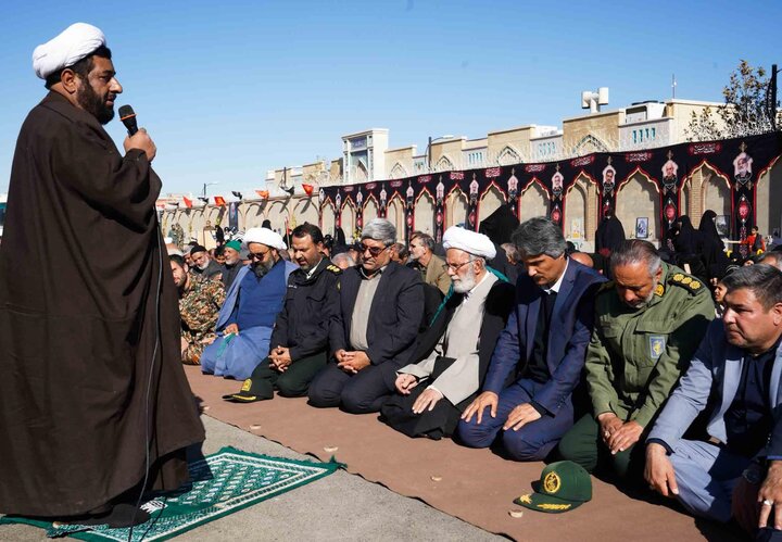 تدفین شهید گمنام در مجتمع حضرت جوادالائمه(علیه السلام) گلبهار