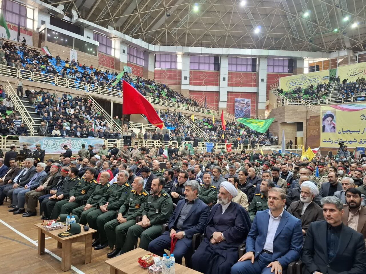 رزمایش اقتدار بسیج با حضور گسترده نیروهای مردمی در رشت برگزار شد