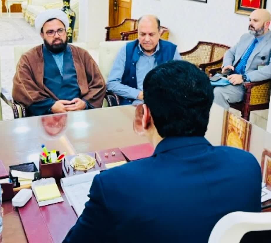 علامہ اشفاق وحیدی کی وزیر مملکت پاکستان سے ملاقات / ملکی سالمیت اور بین الاقوامی و بین المذاہب امور پر گفتگو