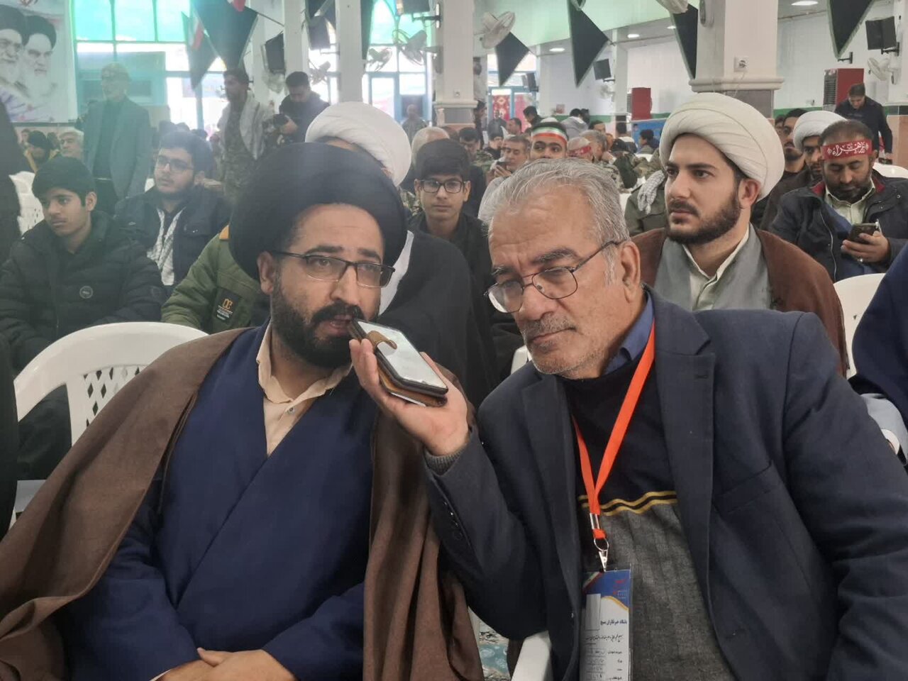 رژه طلاب و روحانیون بسیجی آران و بیدگل برگزار شد+عکس