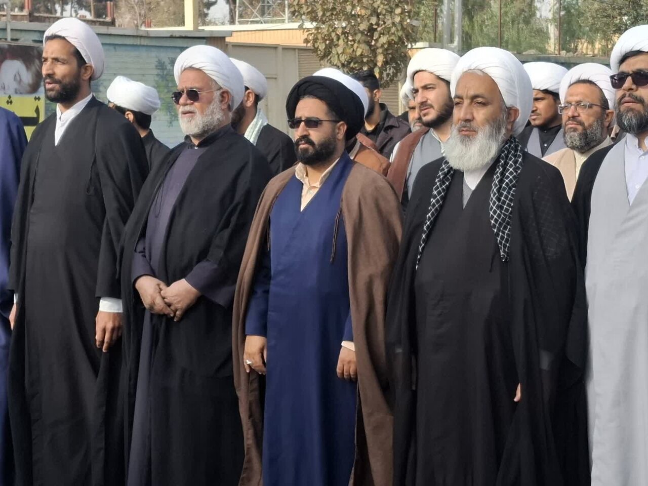 رژه طلاب و روحانیون بسیجی آران و بیدگل برگزار شد+عکس