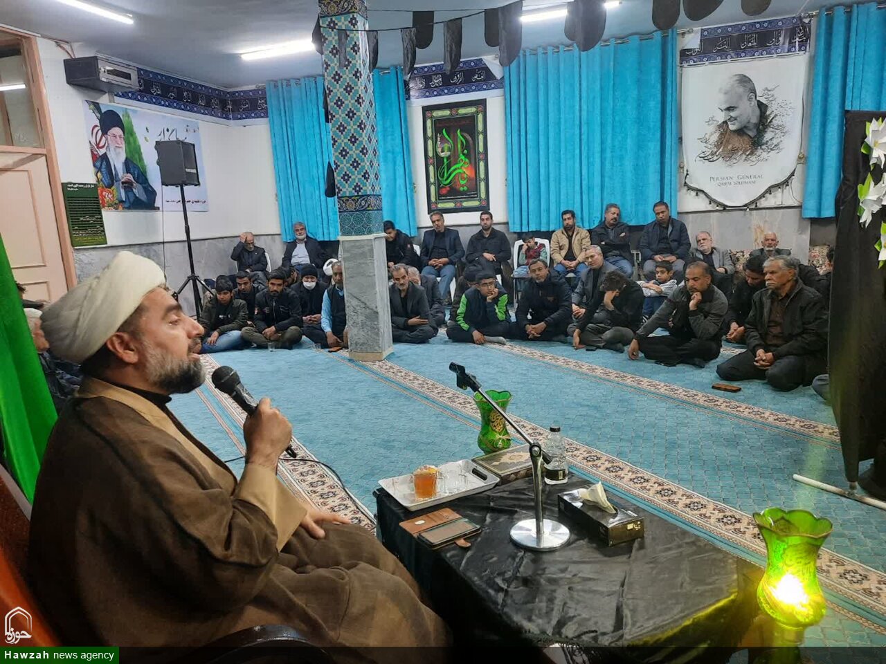 فیلم| مراسم استقبال از شهید گمنام در مدرسه علمیه نرجس(س) بیرجند