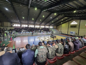 تصاویر / تجمع  بسیجیان شهرستان تویسرکان به مناسبت هفته بسیج