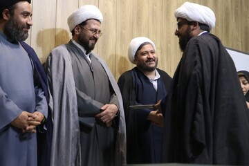 تصاویر/آیین تکریم و معارفه معاون فرهنگی و تبلیغ اداره کل تبلیغات استان مرکزی