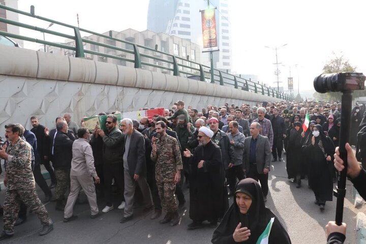 تصاویر / تشییع شهید گمنام در سازمان جهاد کشاورزی قزوین