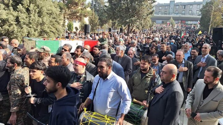 تصاویر / تشییع شهید گمنام در سازمان جهاد کشاورزی قزوین