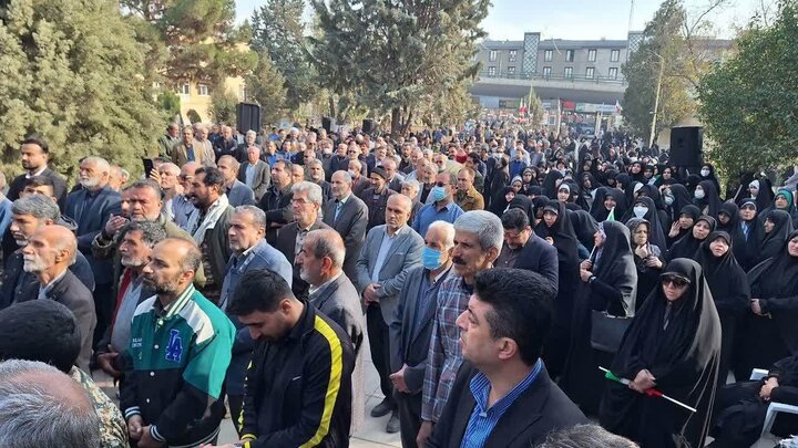 تصاویر / تشییع شهید گمنام در سازمان جهاد کشاورزی قزوین