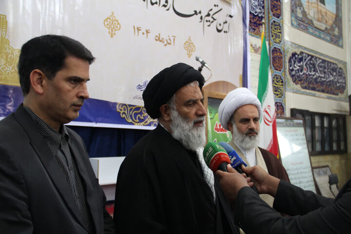 آیین تکریم و معارفه امام جمعه بخش مینوشهر شهرستان خرمشهر