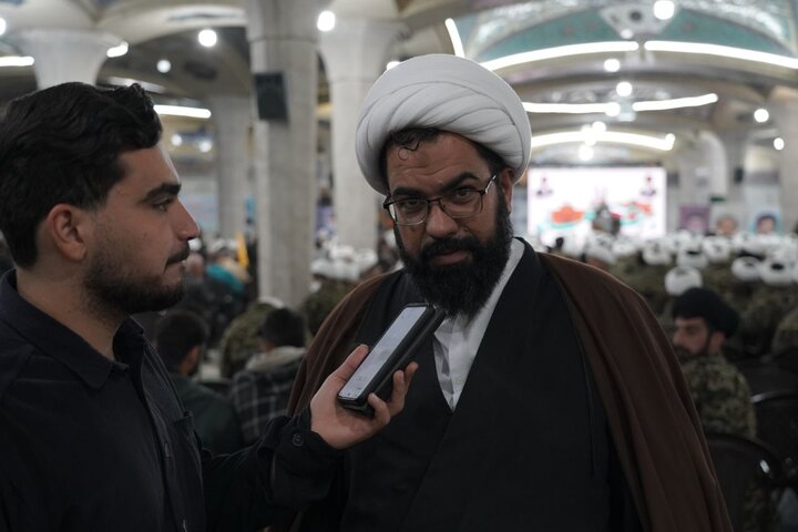 تصاویر/گردهمایی طلاب و دانشجویان بسیجی قم در آیین پیشگامان رهایی