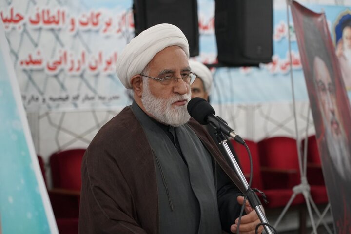 تصاویر/گردهمایی طلاب و دانشجویان بسیجی قم در آیین پیشگامان رهایی