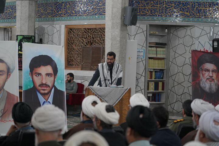 تصاویر/گردهمایی طلاب و دانشجویان بسیجی قم در آیین پیشگامان رهایی