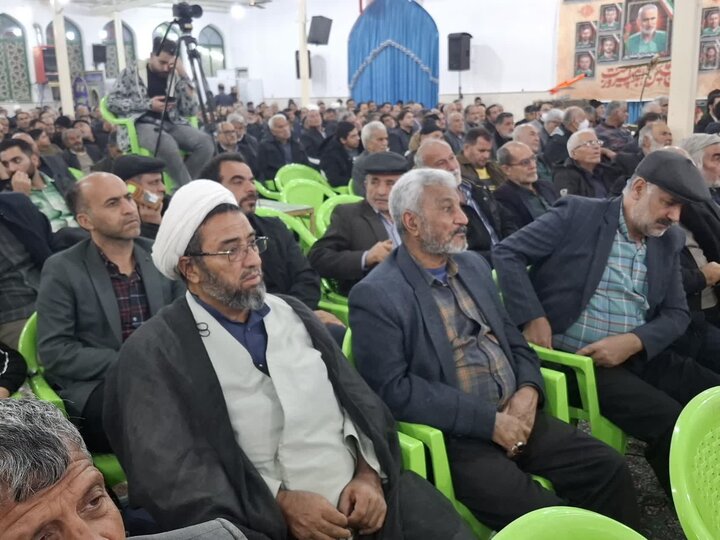 تصاویر/ چهل و پنجمین یادواره شهدای نوش آباد