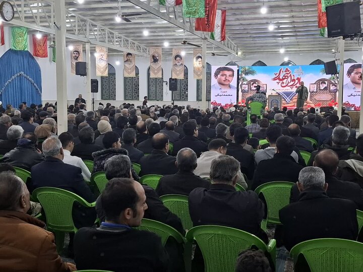 تصاویر/ چهل و پنجمین یادواره شهدای نوش آباد