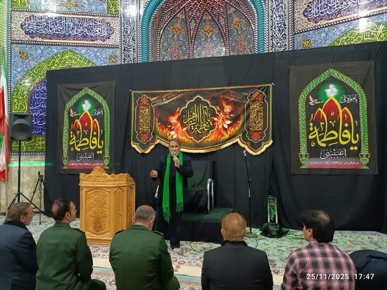 مداح و پیشکسوت بااخلاص اهل‌بیت(ع) آران وبیدگل تجلیل شد