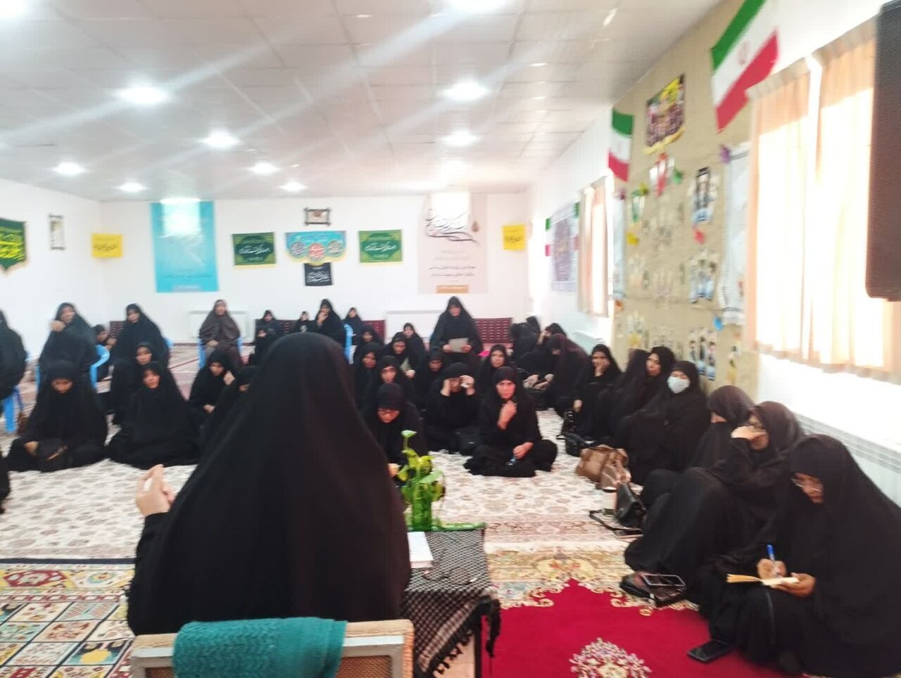 مراسم ایام فاطمیه مدرسه علمیه فاطمیه بردسیر