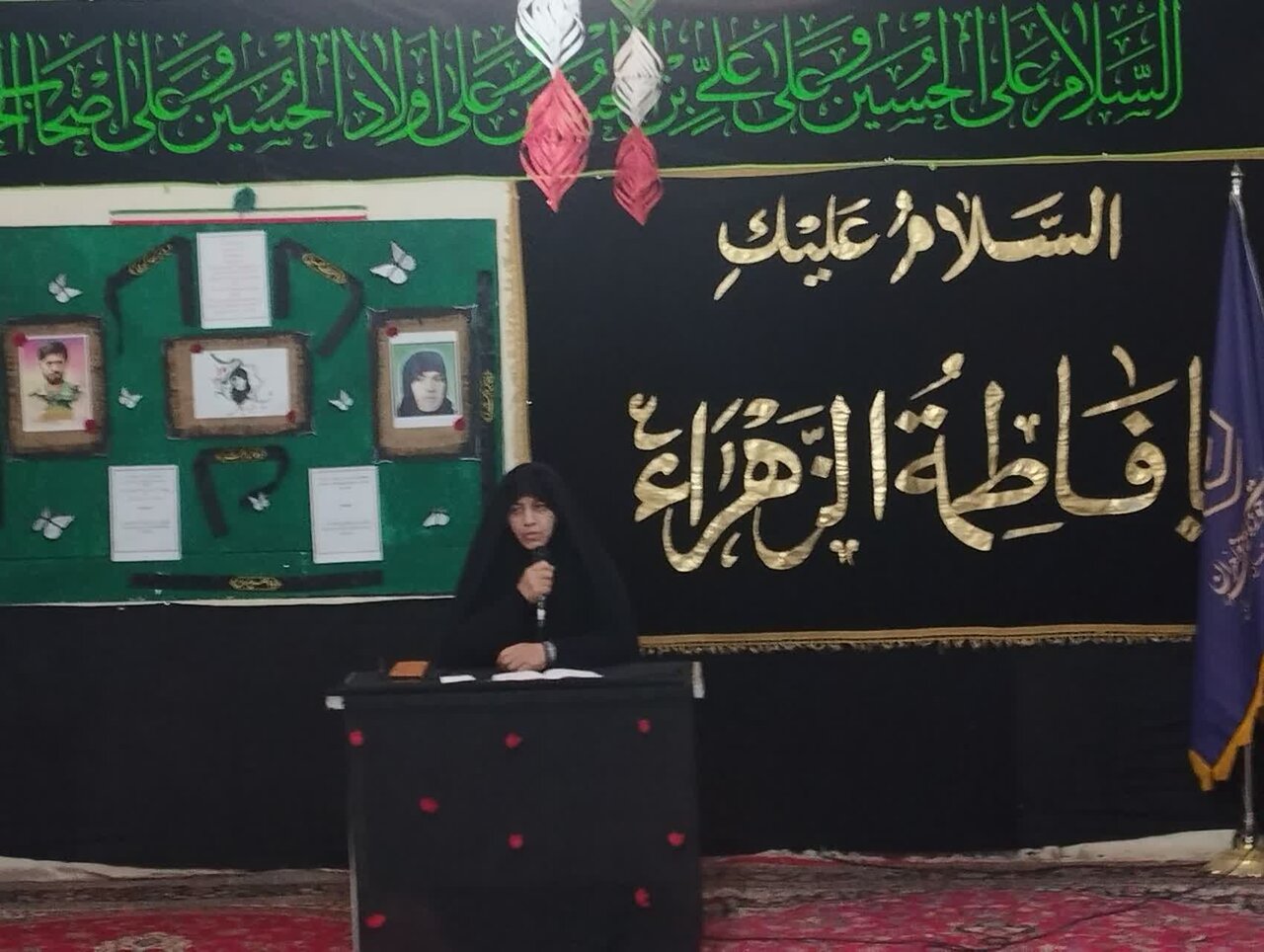 مراسم ایام فاطمیه مدرسه علمیه فاطمیه بردسیر