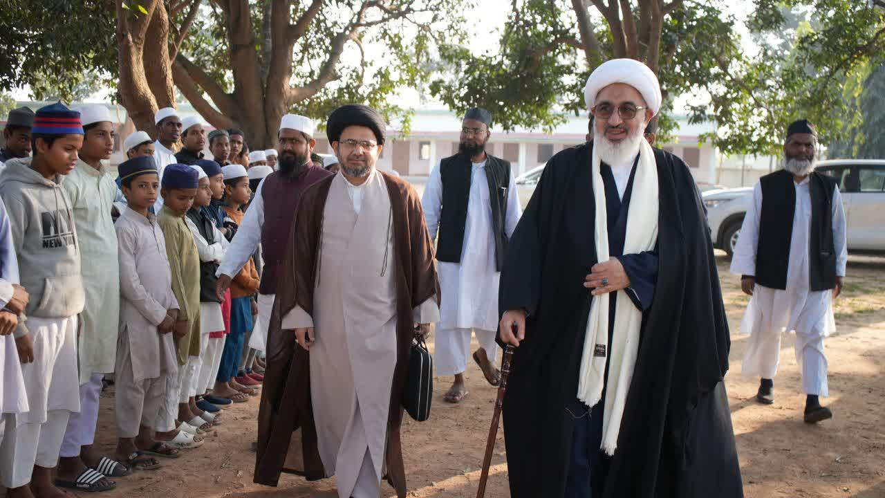 تصاویر/ نمائندہ ولی فقیہ ہندوستان کا رانچی کے دارالعلوم اسلام نگر کا دورہ