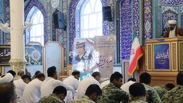 نماز جمعه خارگ به روایت تصویر