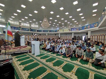 نمازجمعه امروز شهر عسلویه به روایت تصاویر