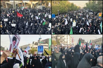 فیلم/ تجمع بزرگ حجاب فاطمی در تهران