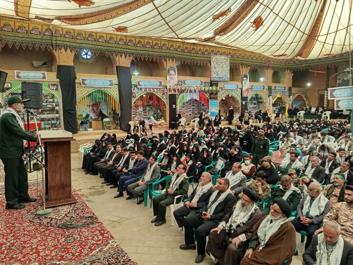 تصاویر/ همایش اقتدار بسیجیان شهرستان نطنز