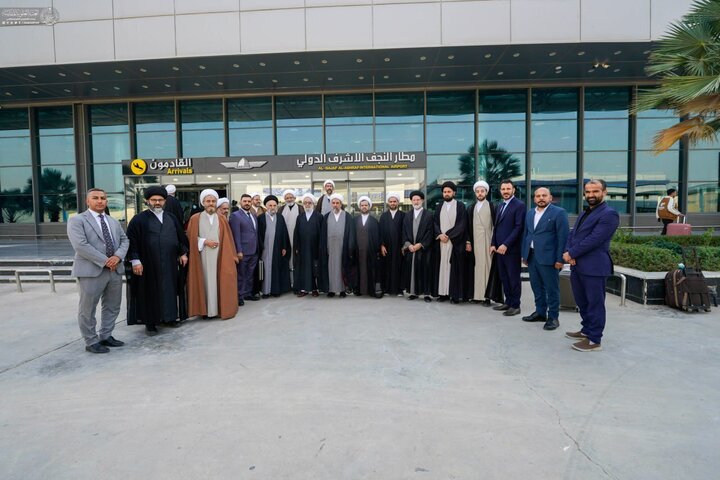 Haram Tukufu ya Alawi yapokea Ujumbe wa Iran Unaoshiriki Kwenye Kongamano la Kimataifa la Allama Mirza Na’ini