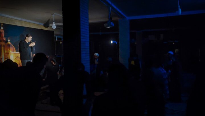 عزاداری شهادت حضرت زهرا(س) در مدرسه علمیه جعفریه زرند