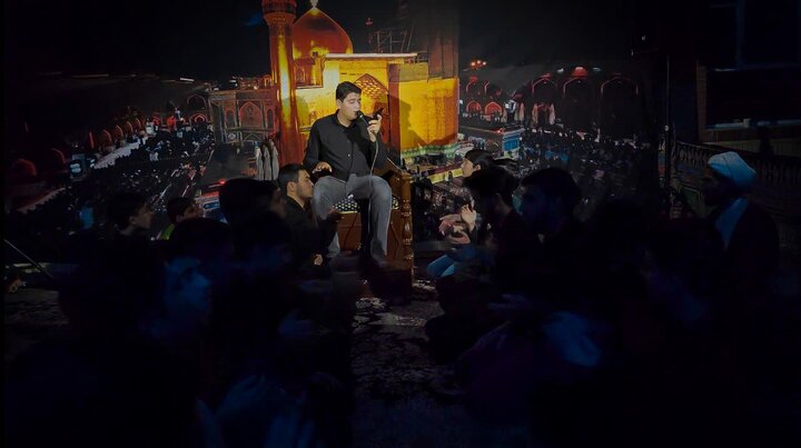 عزاداری شهادت حضرت زهرا(س) در مدرسه علمیه جعفریه زرند