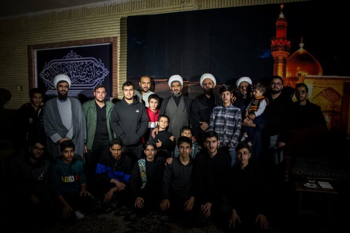 عزاداری شهادت حضرت زهرا(س) در مدرسه علمیه جعفریه زرند