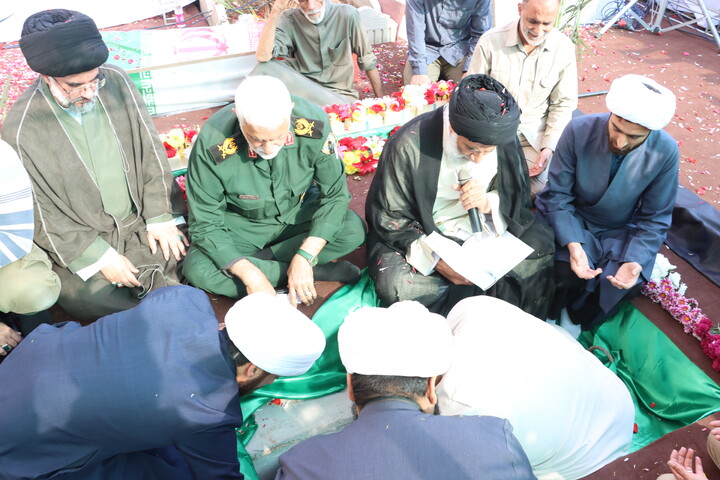 تشییع و تدفین پیکر مطهر شهید گمنام در مصلی امام خمینی(ره) اهواز