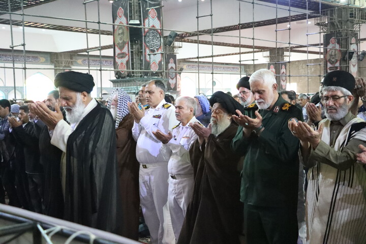 تشییع و تدفین پیکر مطهر شهید گمنام در مصلی امام خمینی(ره) اهواز