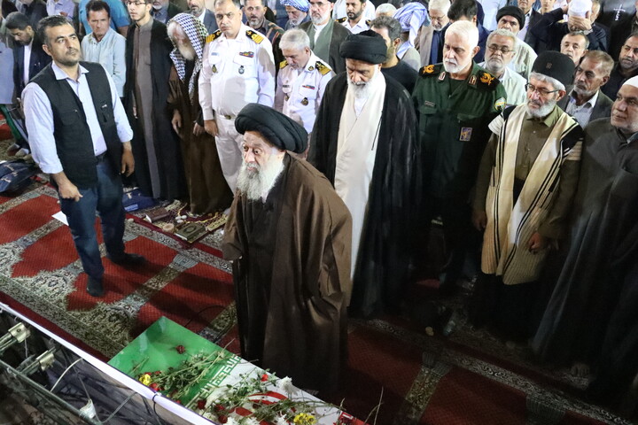 تشییع و تدفین پیکر مطهر شهید گمنام در مصلی امام خمینی(ره) اهواز