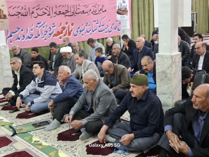 برگزاری نماز جمعه بدره