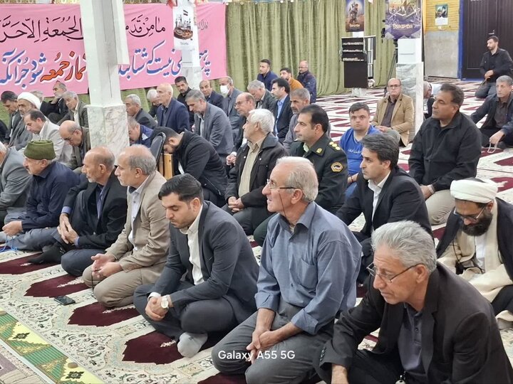 برگزاری نماز جمعه بدره
