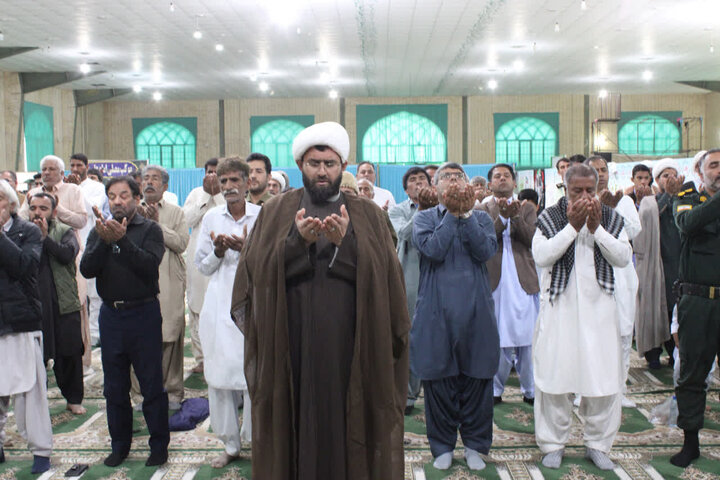 تصاویر/ آیین عبادی سیاسی نماز جمعه شهرستان دلگان