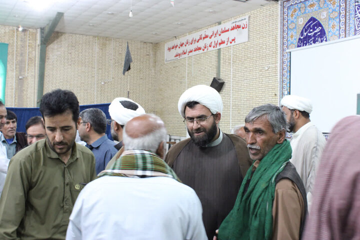 تصاویر/ آیین عبادی سیاسی نماز جمعه شهرستان دلگان