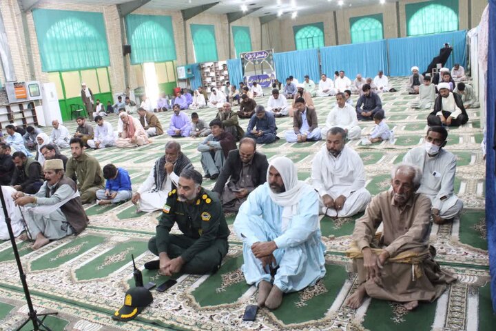 تصاویر/ آیین عبادی سیاسی نماز جمعه شهرستان دلگان