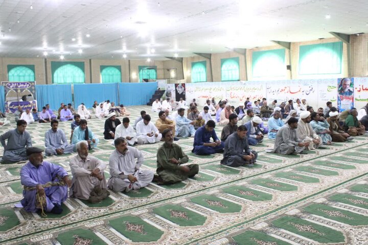 تصاویر/ آیین عبادی سیاسی نماز جمعه شهرستان دلگان