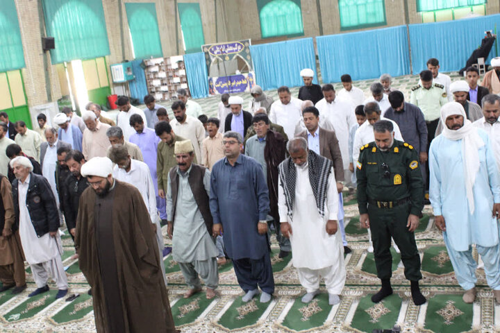 تصاویر/ آیین عبادی سیاسی نماز جمعه شهرستان دلگان