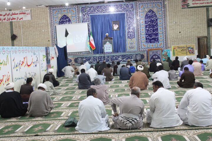 تصاویر/ آیین عبادی سیاسی نماز جمعه شهرستان دلگان