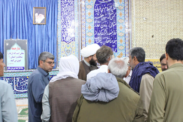 تصاویر/ آیین عبادی سیاسی نماز جمعه شهرستان دلگان