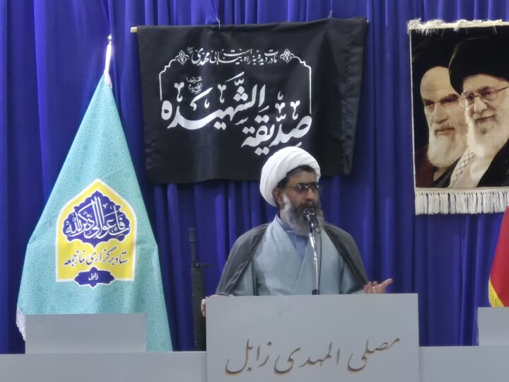 تصاویر/ آیین عبادی سیاسی نماز جمعه شهرستان زابل